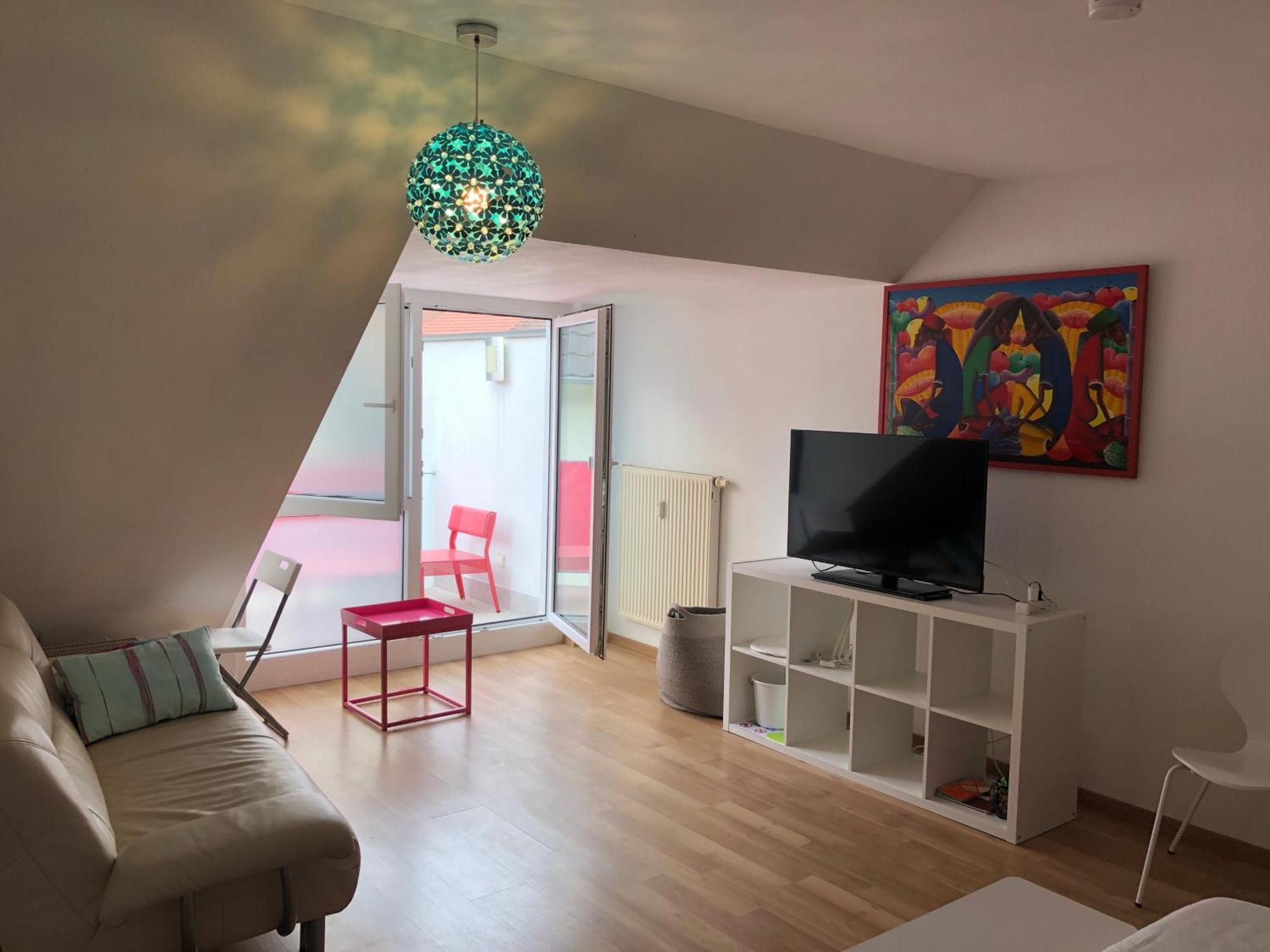 Studio Ochsenfurt Mit Sonnigem Balkon Esterno foto